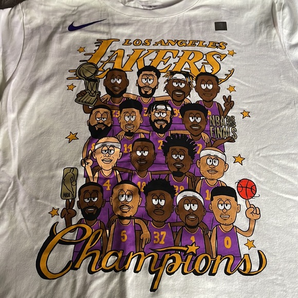 Nike Los Angeles Lakers Champions Cartoon Tee - Picture 2 of 4